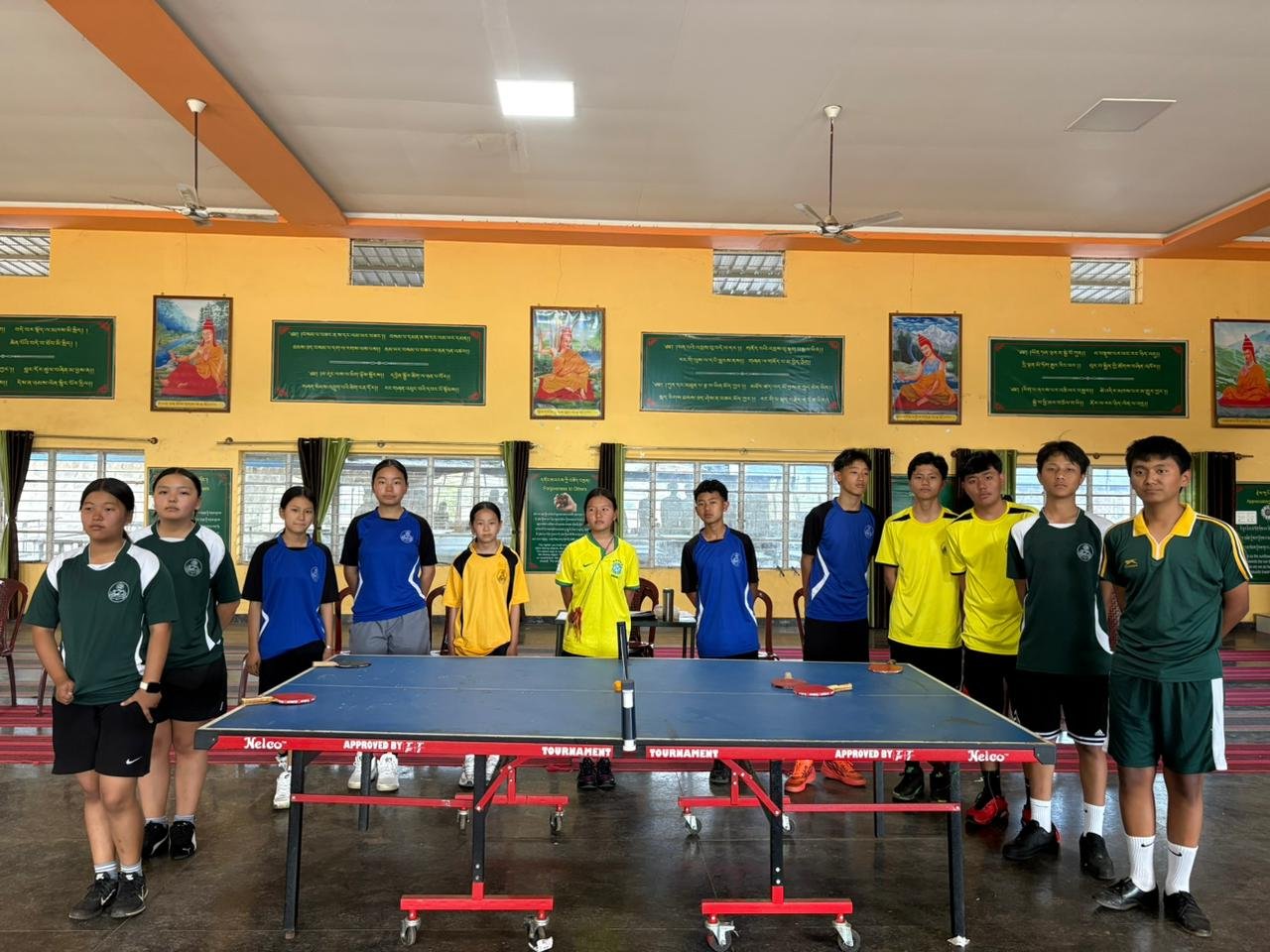 Table Tennis Tournament Action